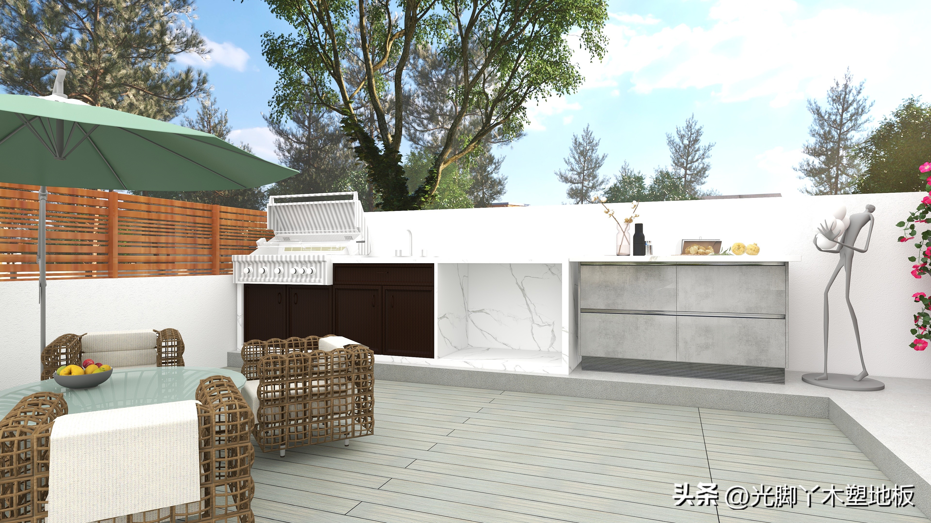 木塑材料：引领户外园林新潮流！木塑产品：绿色环保的独特风景