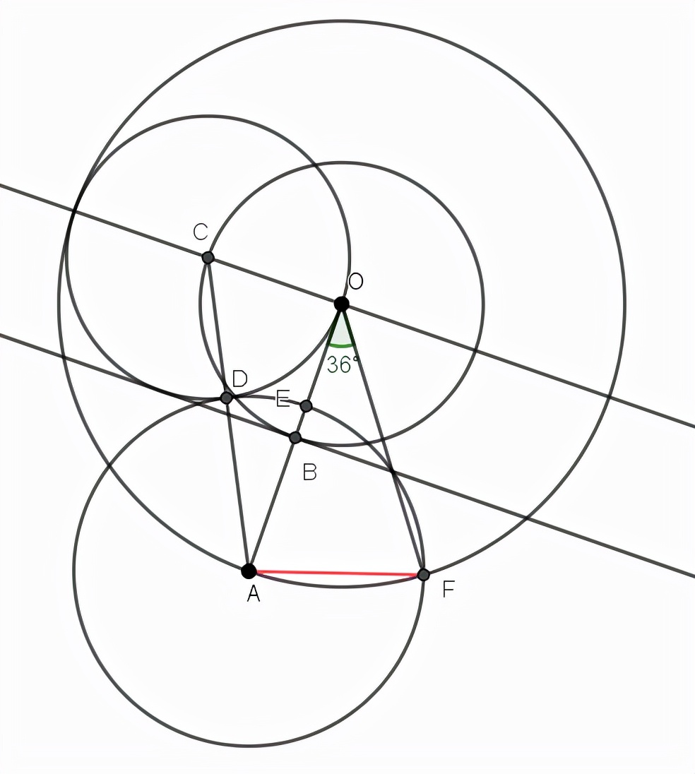 尺规作图如何找到线段黄金分割点,初三数学图形旋转教程尺规作图
