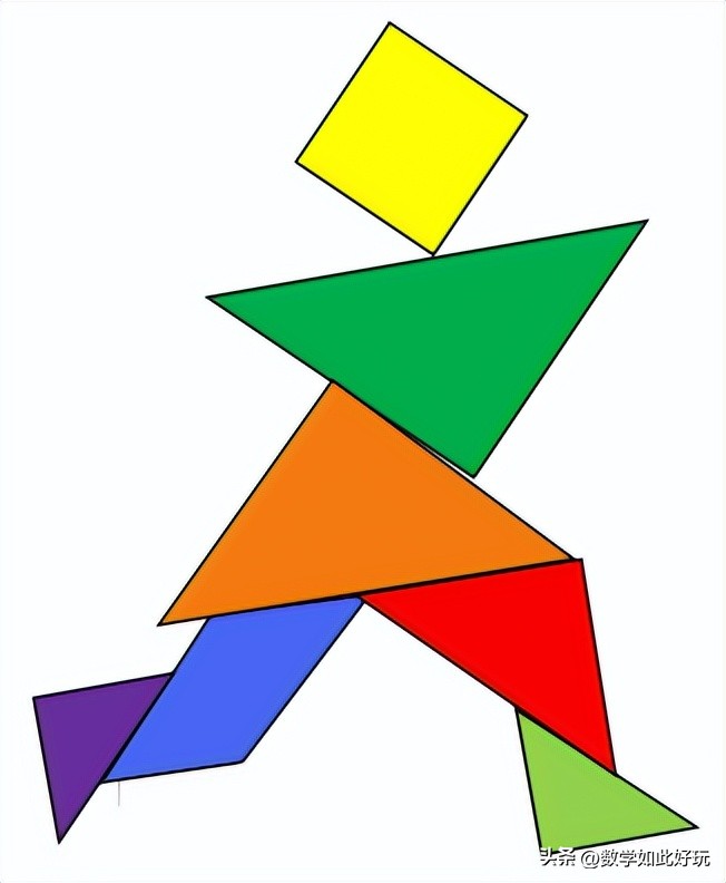 用真正的七巧板拼创意图画讲故事,玩转七巧板创意画可打印