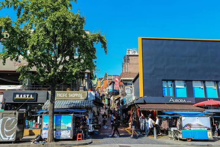 韩国梨泰院现场实景,韩国首尔梨泰院富人区别墅