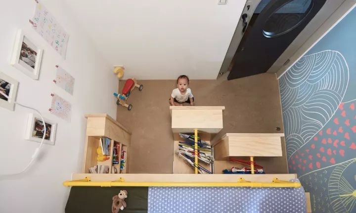 150平的家,给孩子塞下一个运动场