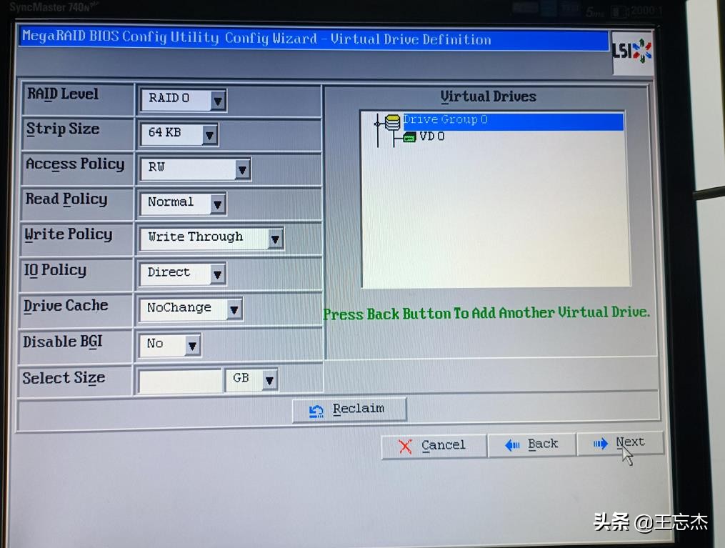 lsi创建raid1,lsi阵列卡直通模式设置