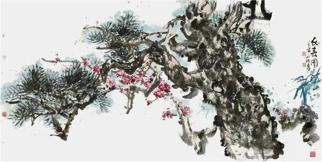 喜迎二十大国画名家展播,喜迎20大优秀书画作品展