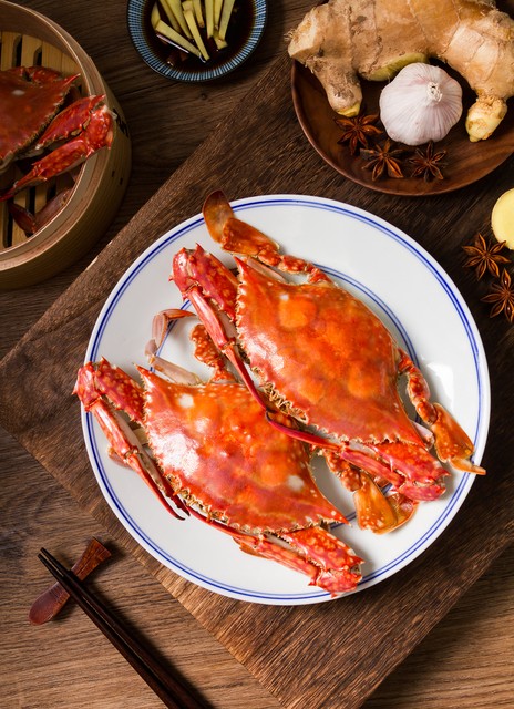 舟山梭子蟹营养,舟山特产海鲜腌制梭子蟹