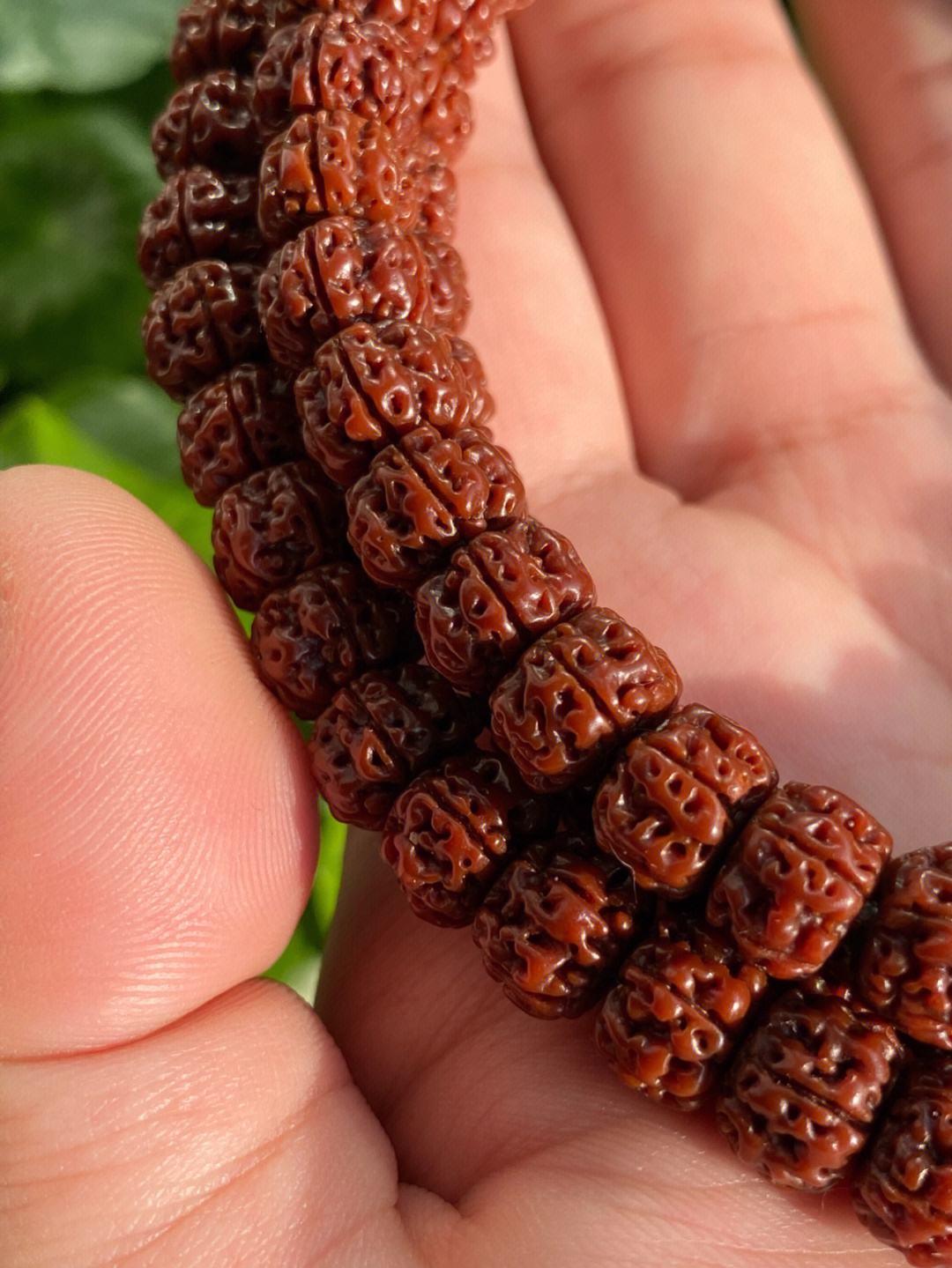 菩提手串包浆原理,文玩基础知识金刚菩提的返碱