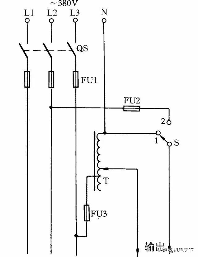 高压带电显示器电气原理接线图,电气接线图同一元件的各部分