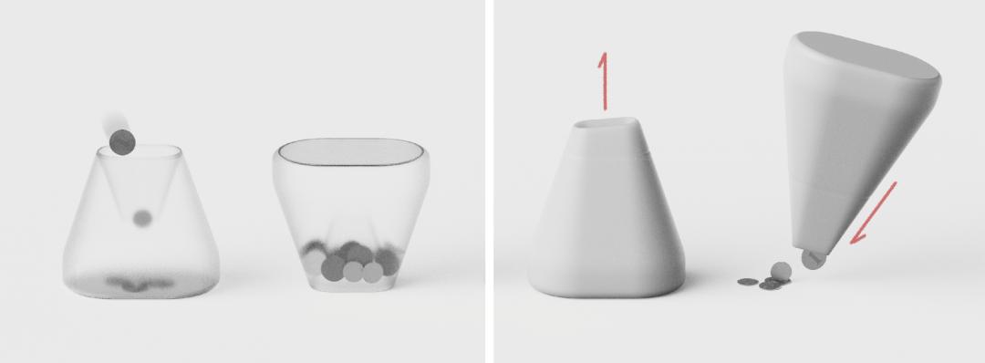 “感受快乐”——存钱罐设计