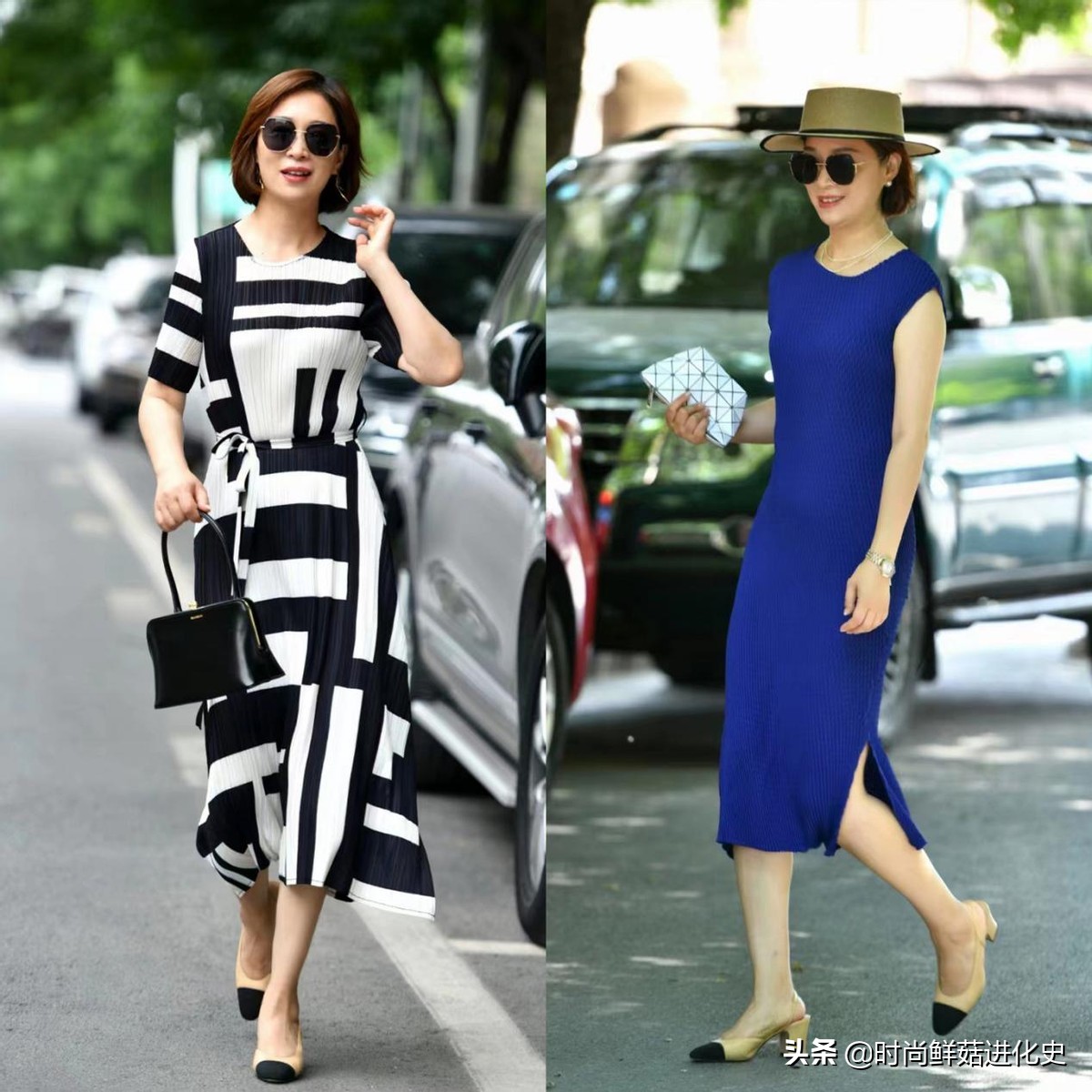 今年流行一种裙子，叫“三宅一生裙”！时髦显瘦，50、60岁更高级