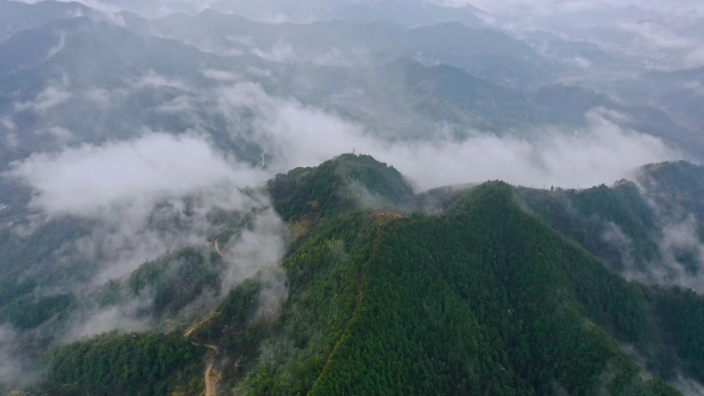 自驾免费看云海的好地方,江浙沪最美自驾公路西山