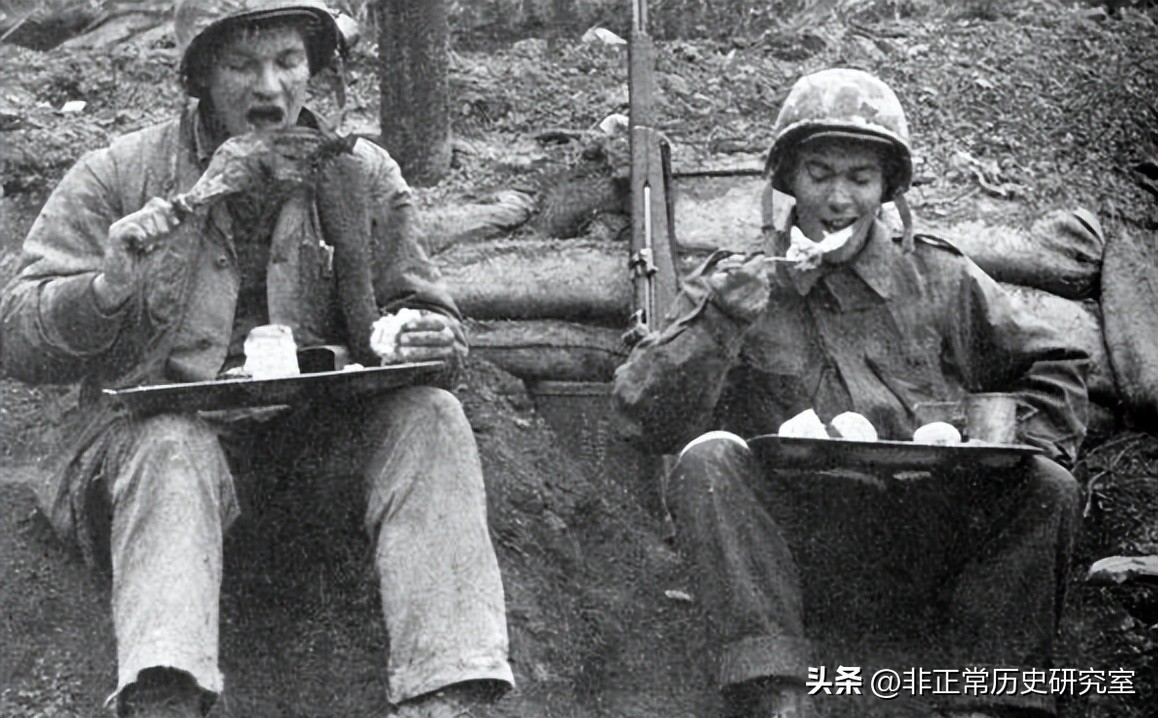 抗美援朝美军单兵口粮有什么 (抗美援朝美军和中国军人伙食对比)
