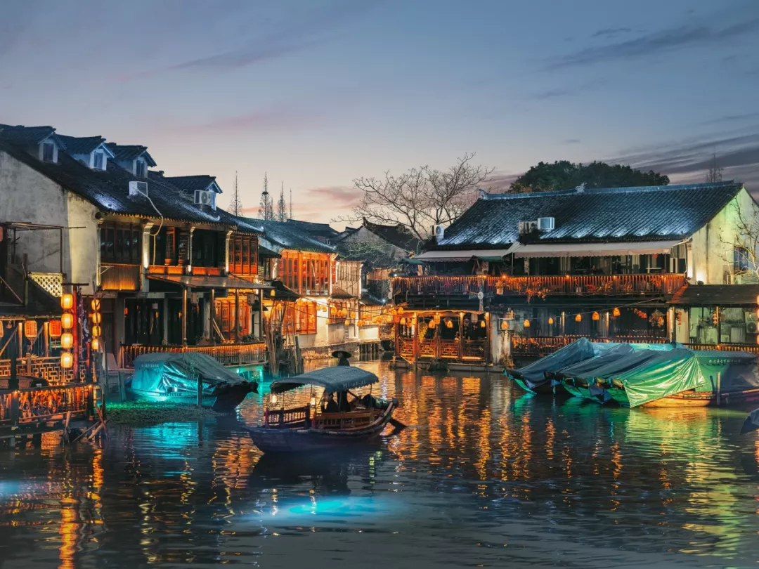 中国第一水乡周庄美景图片,苏州古镇周庄中国第一水乡