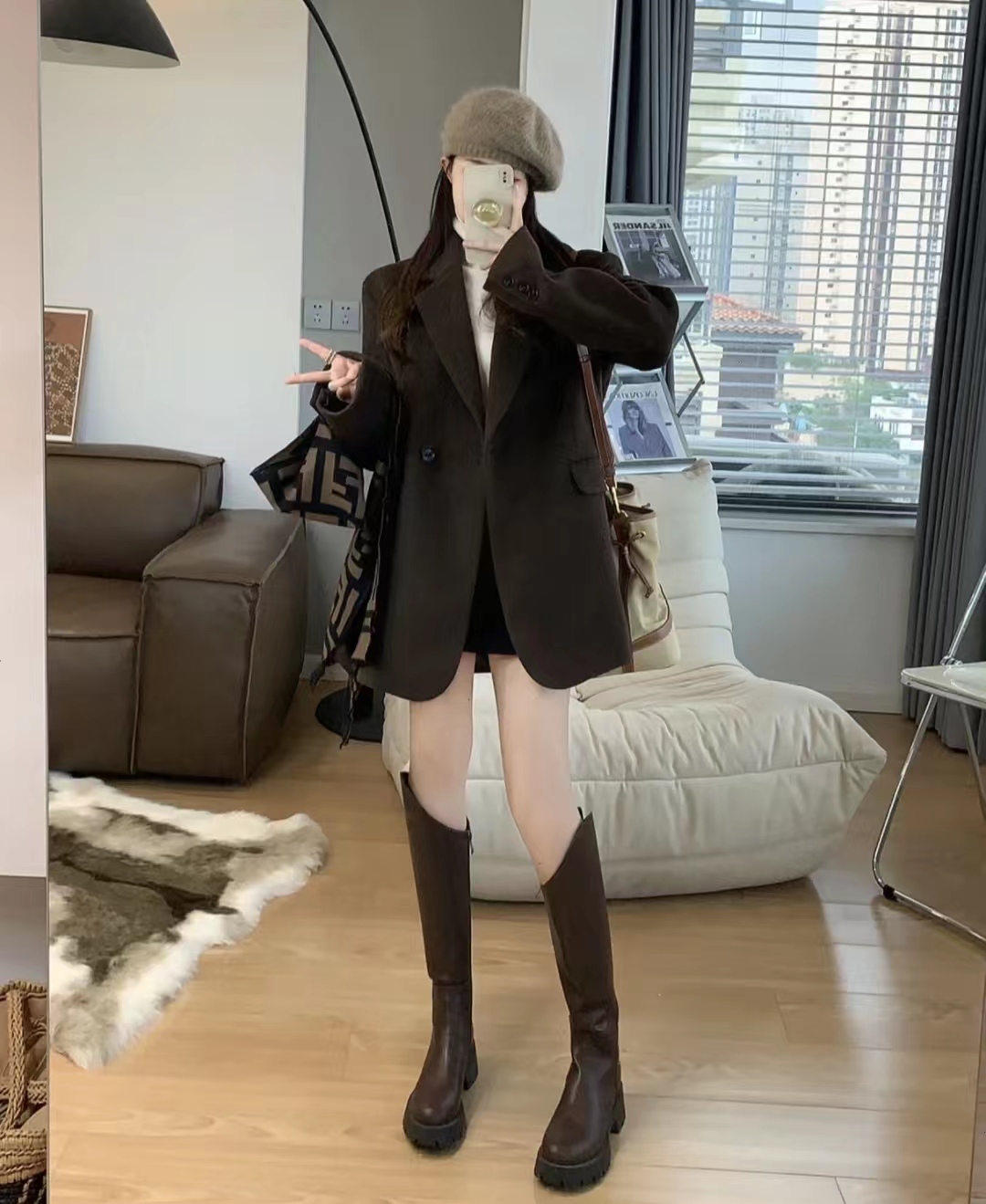 显高又显瘦的长筒靴,显瘦百搭又好看长筒宽靴