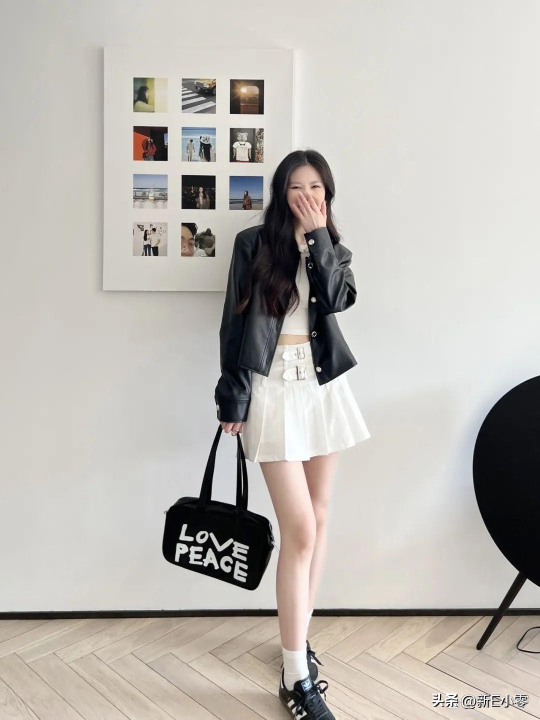 2024早春新款皮衣大码,一件皮衣有多百搭