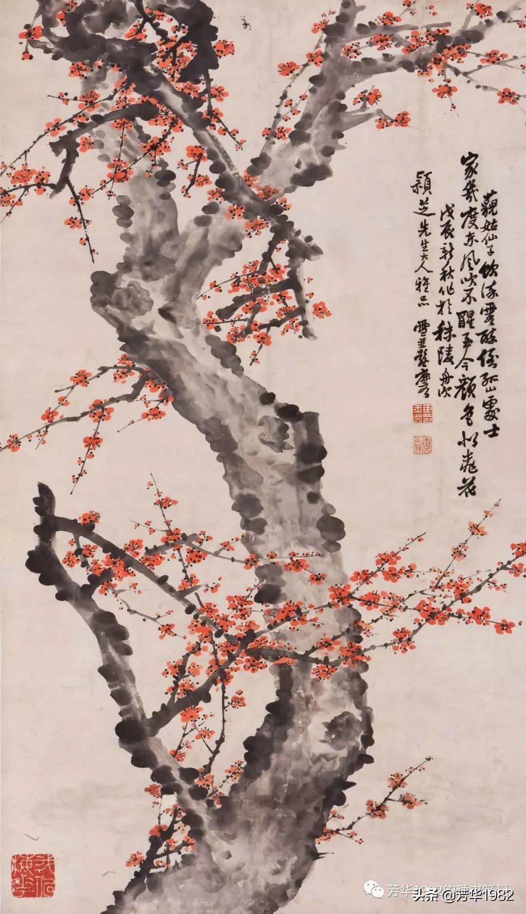 梅花图简介,历代名家梅花图