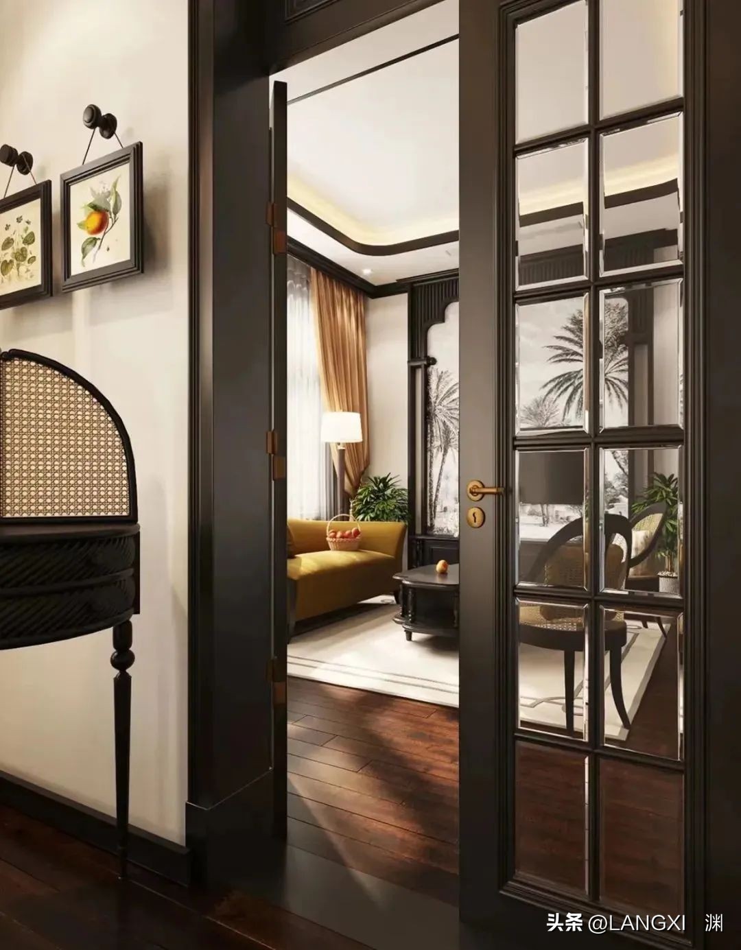 南洋复古风效果图设计元素,复古风的设计太有年代感了