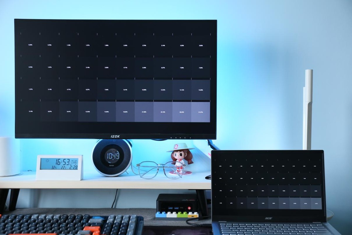 色域100%srgb不闪屏的显示器,不漏光的4kips显示器