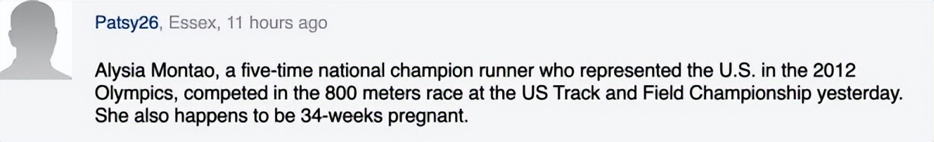 美国女运动员怀胎9月跑一英里还超速完成，网友：“起诉她！”