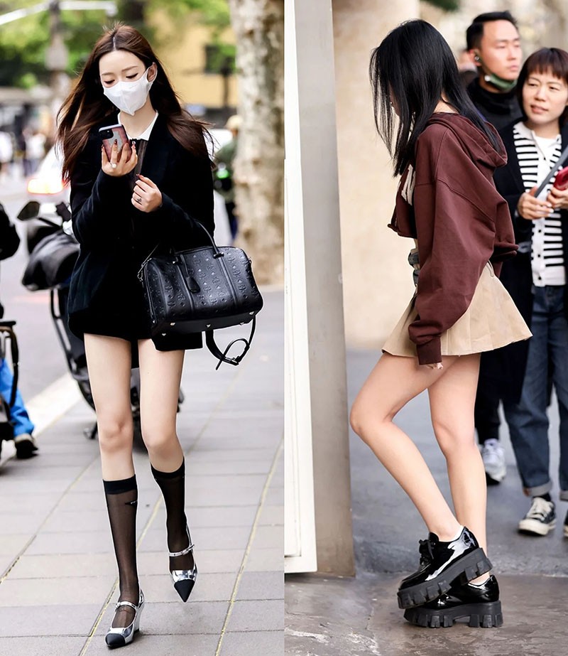 上海被街拍,上海街拍过马路