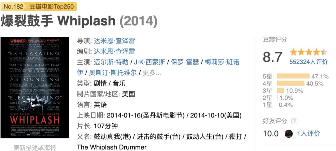 推荐必看的高质量电影,截止目前最值得看的电影