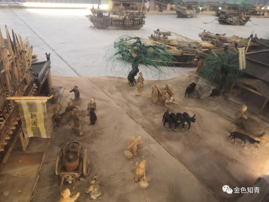 用馒头做一幅清明上河图,清明上河图用石材