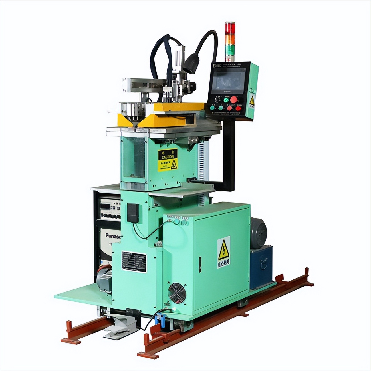 金属钢带剪切焊接一体机价格,不锈钢薄壁自动焊接机