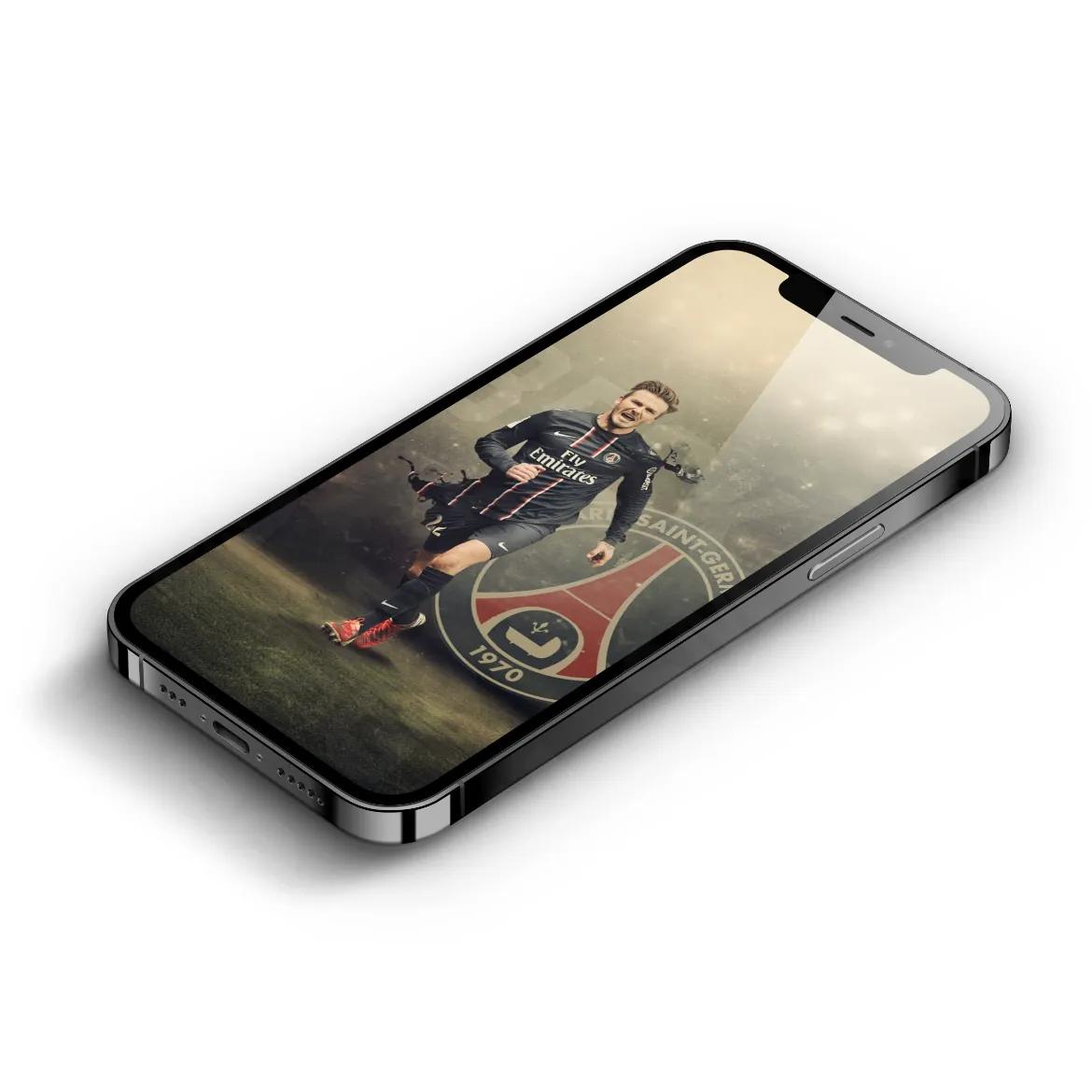 手机壁纸有关足球,皇马球衣队徽壁纸