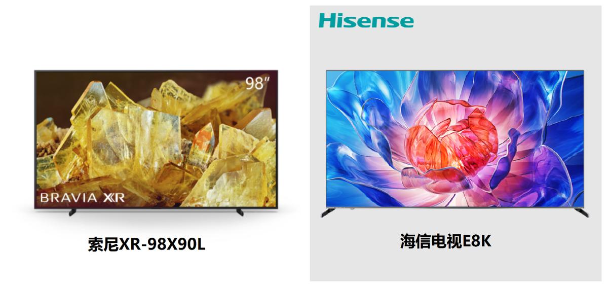 618电视选购,索尼电视x90l和海信e8k