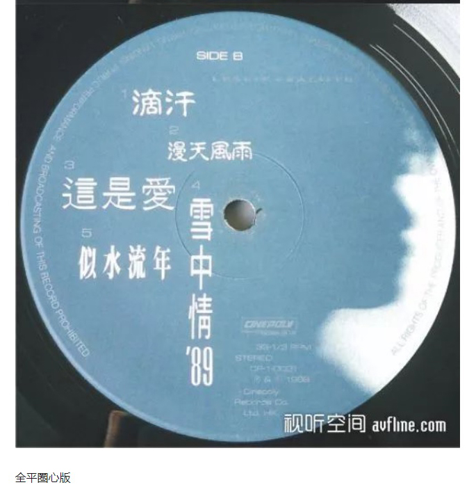 进口张国荣唱片,张国荣顶级黑胶唱片价格