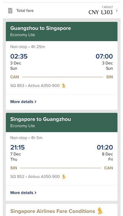 超值低价飞机票,新航特价票