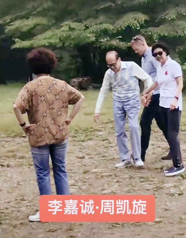 李嘉诚与周凯旋外出逛街的照片,李嘉诚周凯旋保镖视频