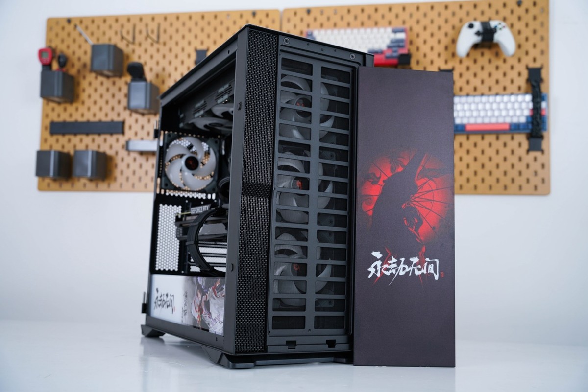 高级感桌面搭建,diy改造电脑主题机箱