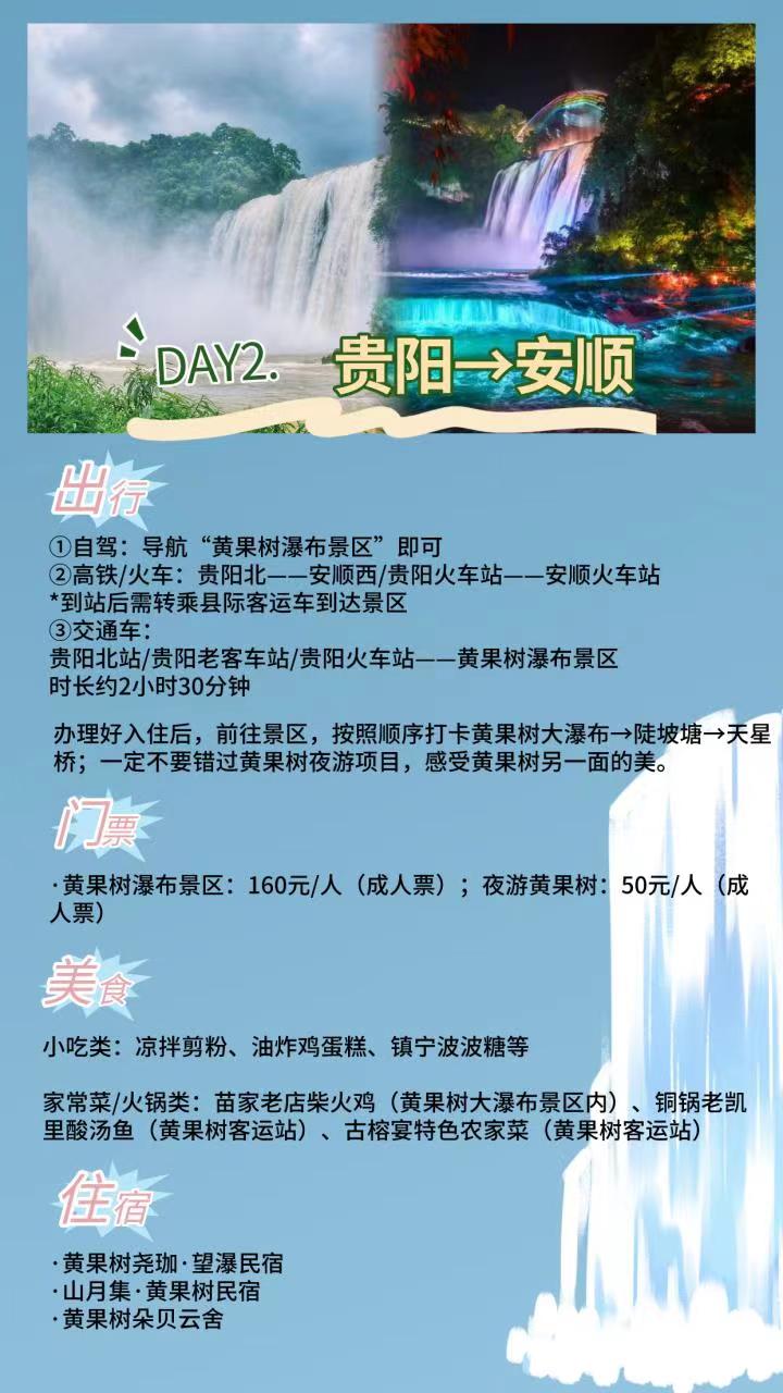 5天4晚旅游攻略来了！五一来贵州就照这个玩🥰