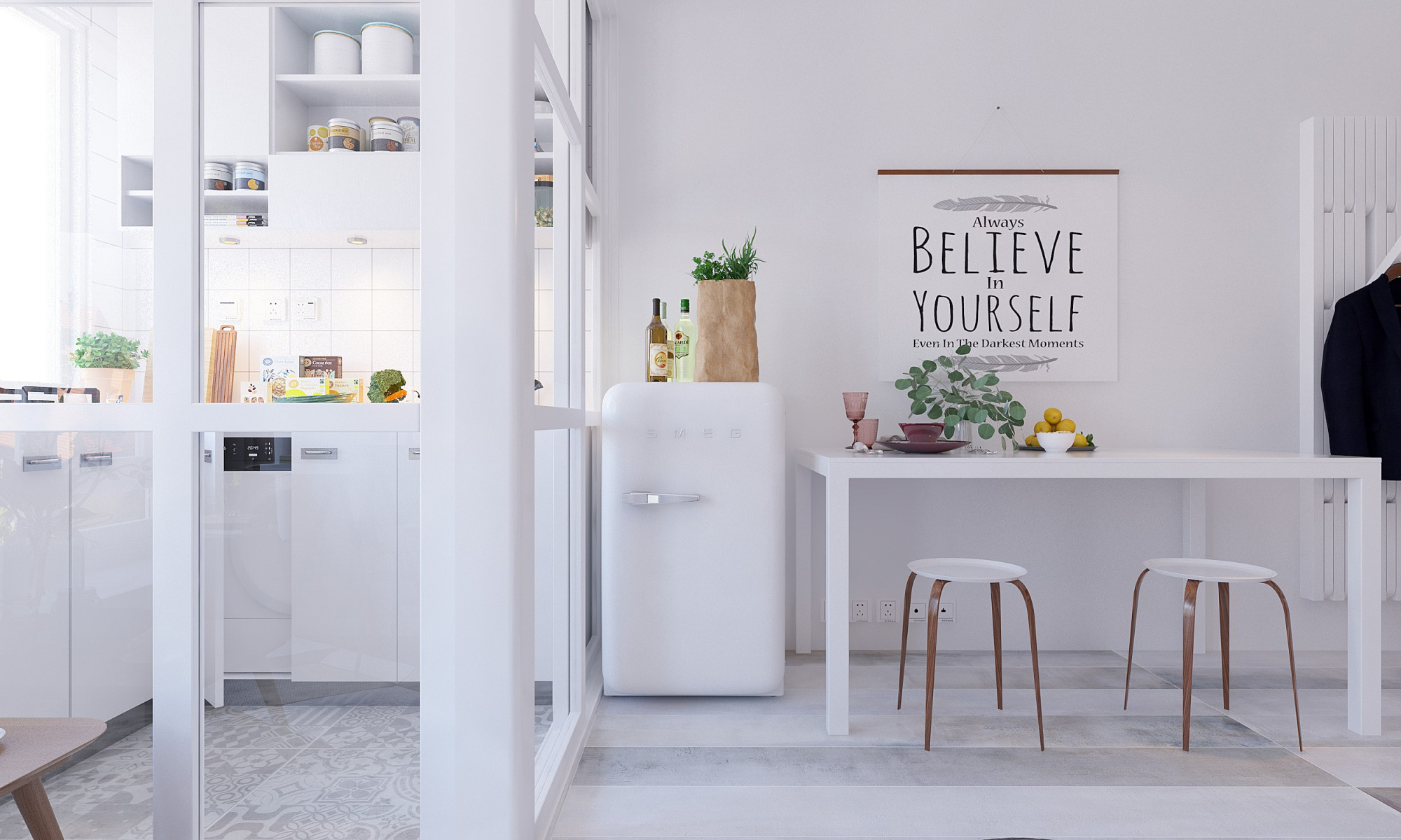 我把冰箱放在厨房里，朋友见了却断定我家既耗电，使用体验还不好