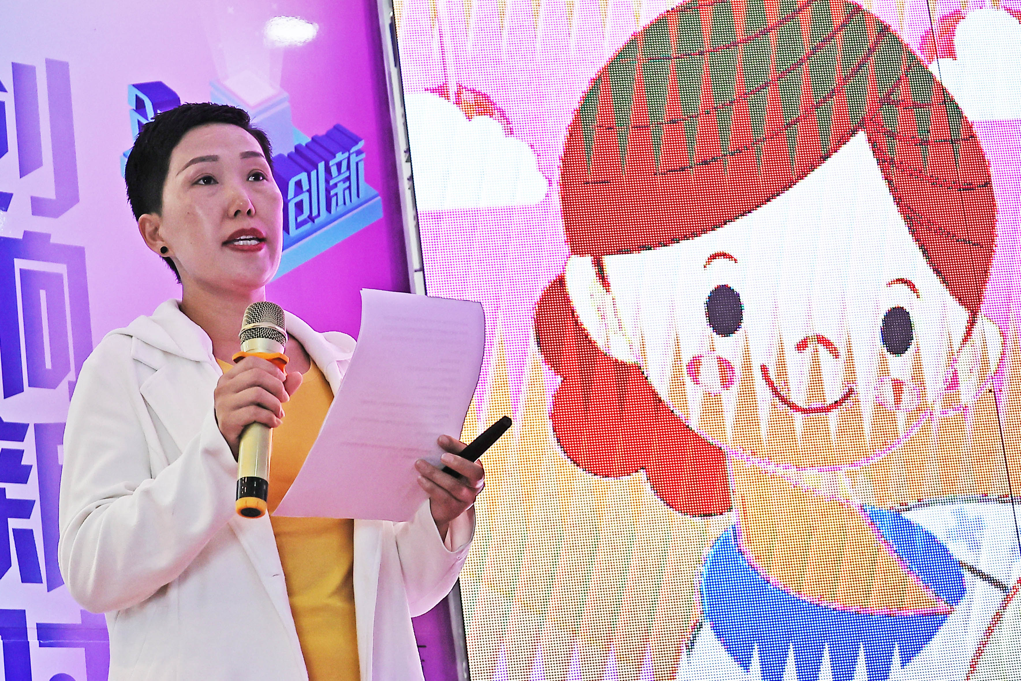 #运城头条#新绛：山西省第十届星火项目创业大赛选拔赛放飞强国梦