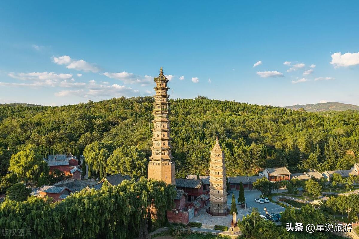 山西最好的琉璃古塔,山西最高的古塔