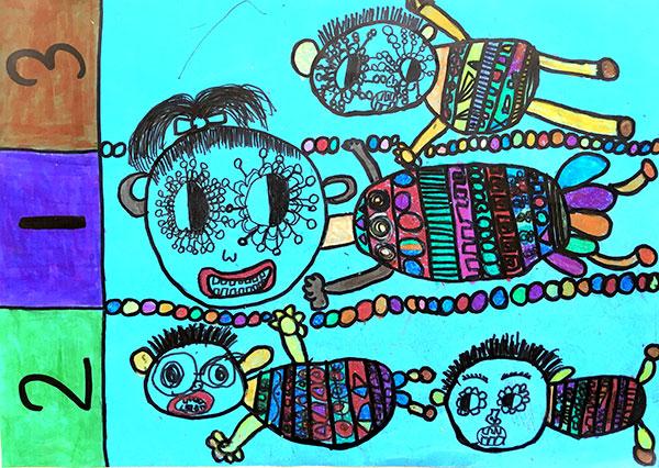 少儿书画大赛创意儿童画,童真里的色彩儿童画创作大赛