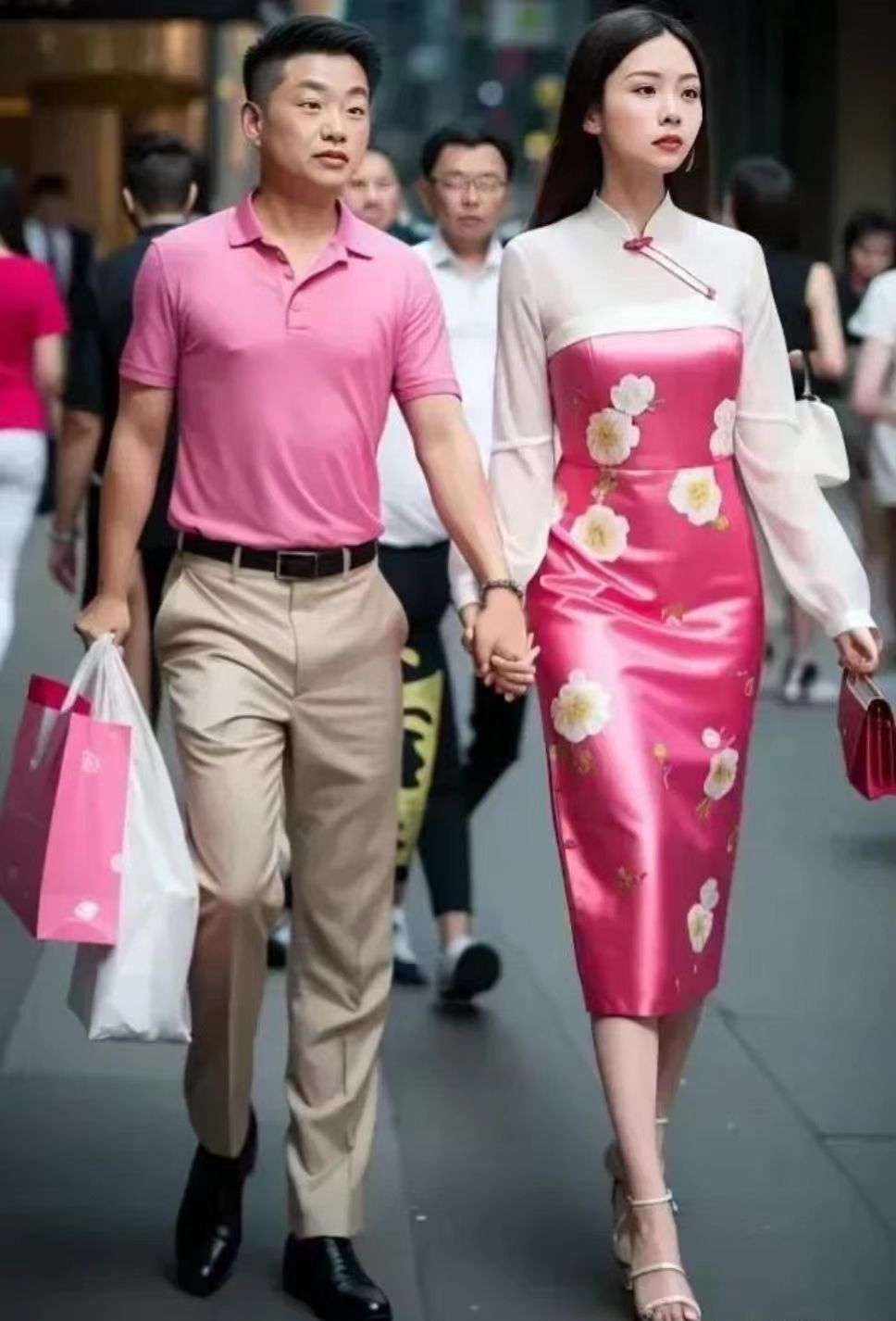 成都太古里模仿秀孕妇照,太古里街拍事件模仿秀