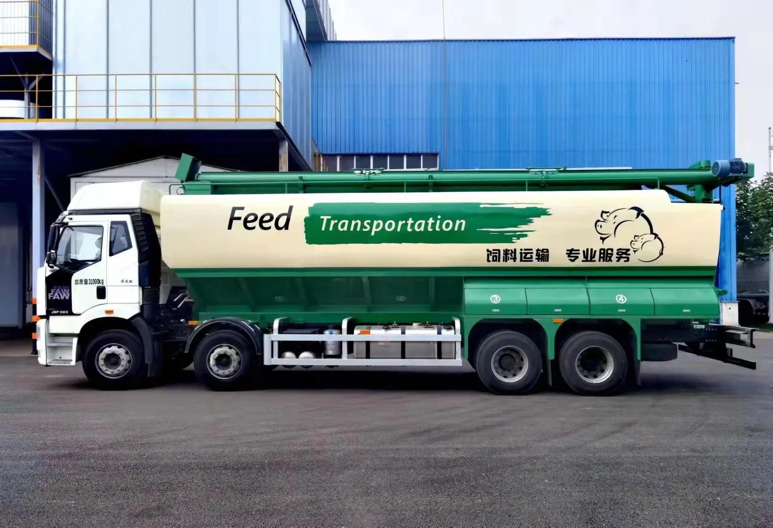 散装饲料运输车租赁,散装饲料运输车配置