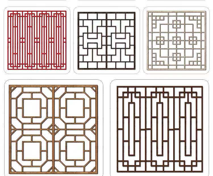 不锈钢木纹热转印屏风,仿木纹铝格栅屏风