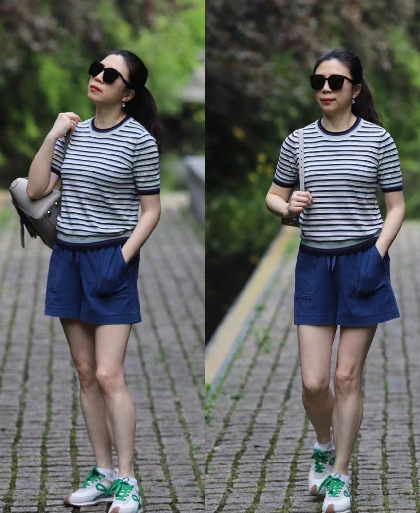 这才是40岁女人流行的夏季打扮,中年妈妈连衣裙夏季50岁左右