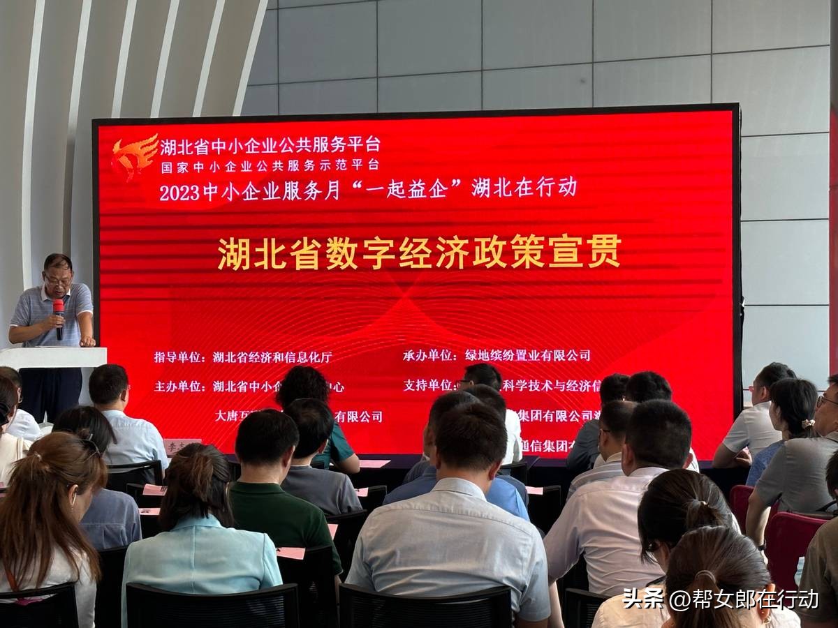 2023中小企业服务月“一起益企”湖北在行动,湖北省数字经济政策宣贯培训活动成功举办