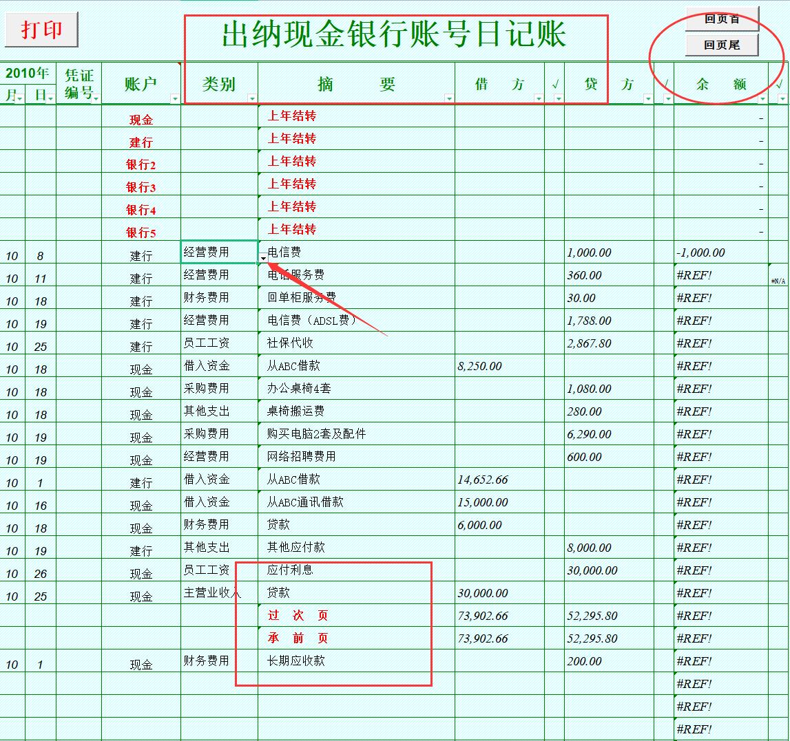 出纳日记账和台账对不上,出纳必备的10个表格现金日记账