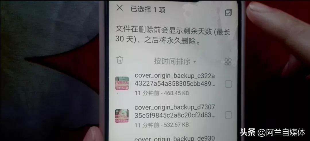 原来删除的相册在哪里找出来,原来手机里的照片被删除