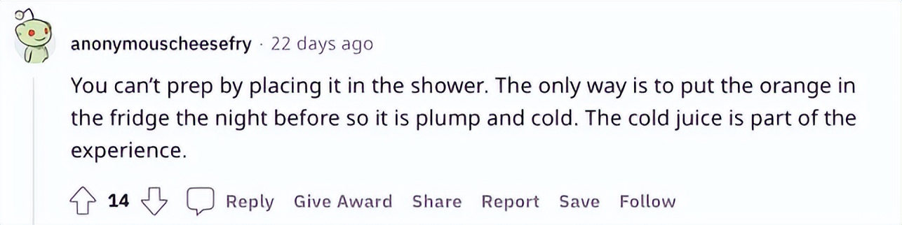 边洗澡边吃橙子像猴子,边洗澡边吃橙子的感觉