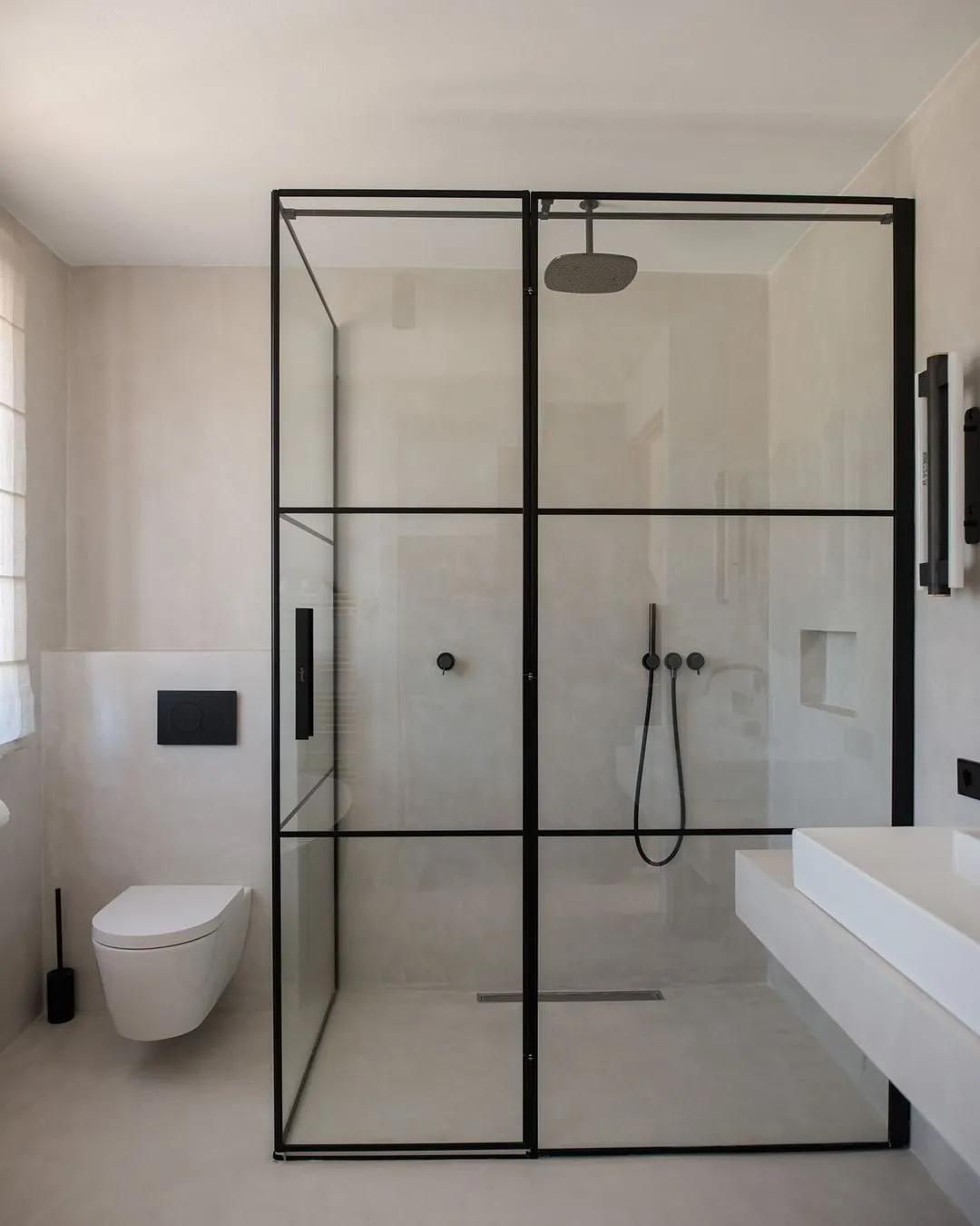 卫生间不做玻璃隔断怎么干湿分离,浴室干湿分离用玻璃隔断还是浴帘