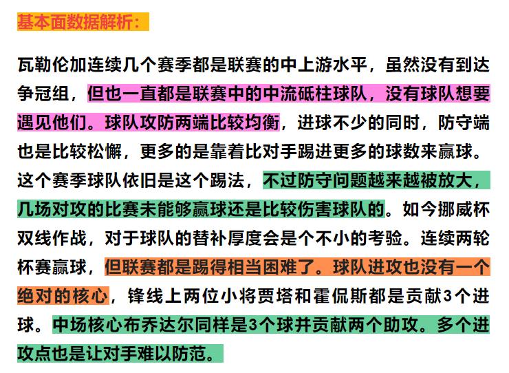 6.4每日竞彩推荐：挪超瓦勒伦加VS博德闪耀教你一招破解欧赔指数