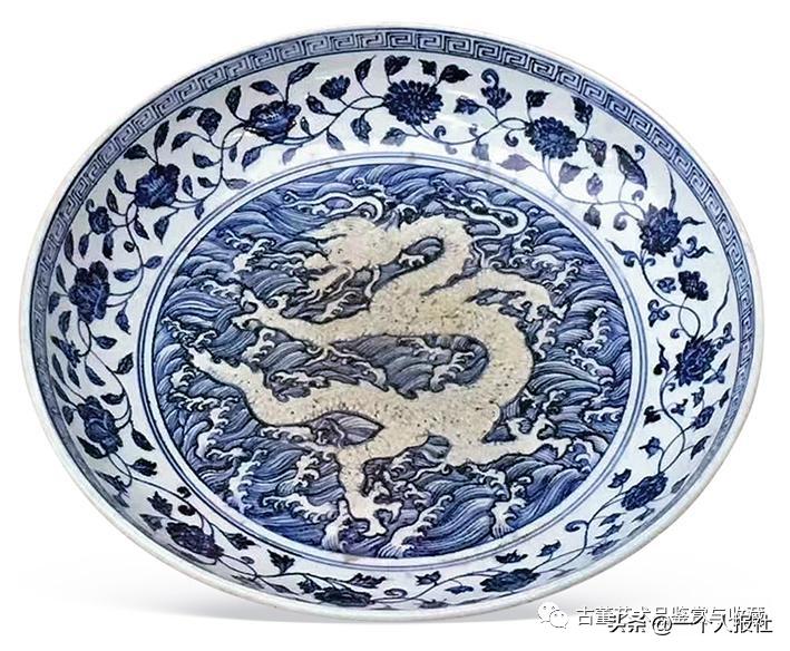 大明永乐年制大盘真品价格,明代永乐暗刻龙纹大盘拍卖