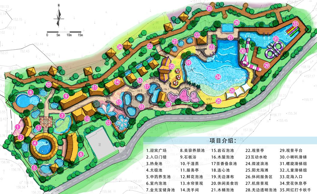 2022年腰市镇温泉发展项目,温泉景区规划