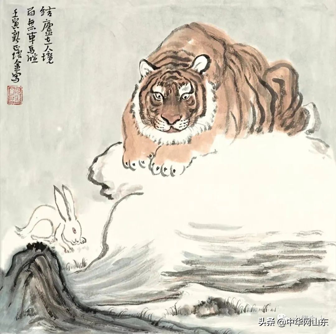 著名画家肖培金推出“虎啸风生——壬寅生肖虎新作展”线上展览