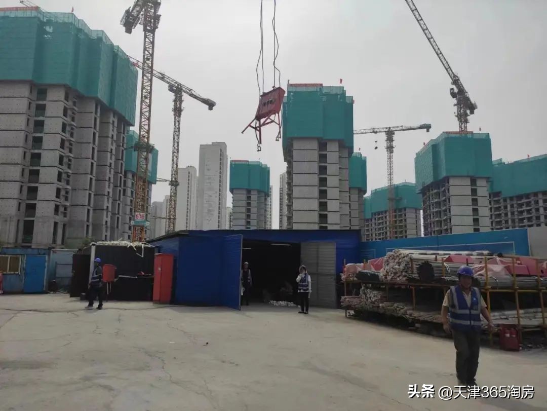 融创复工楼盘,天津融创精彩天地商业项目复工